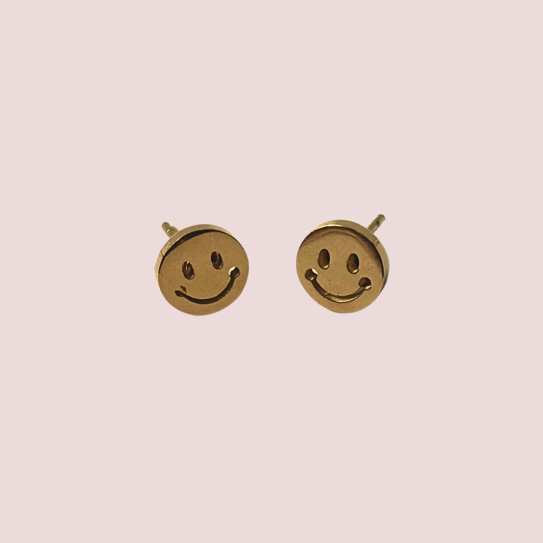 Smiley Face Studs