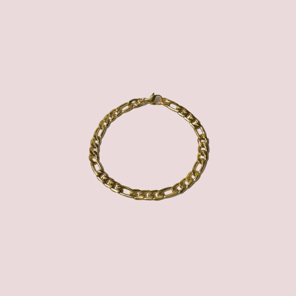 5mm Figaro Link Bracelet