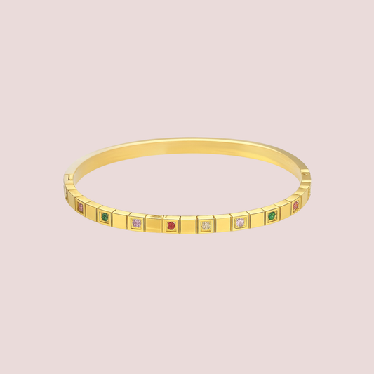 The Iris Mosaic Bangle